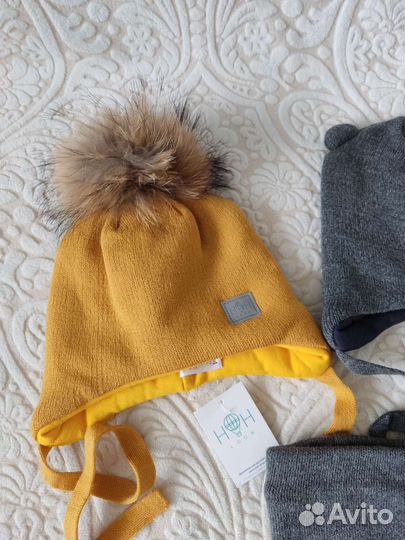 Новые зимние шапки р. 50/54