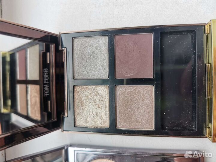 Tom Ford тени/Chanel-хайлайтер/Chantecaille тени