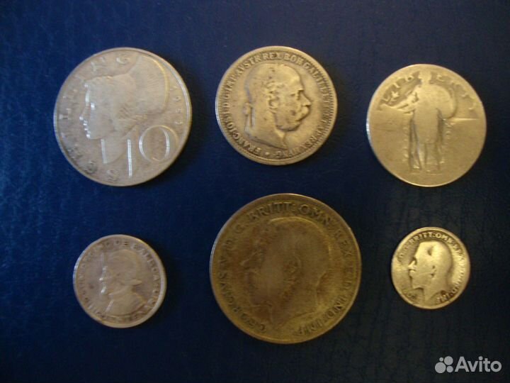 Иностранные серебряные монеты
