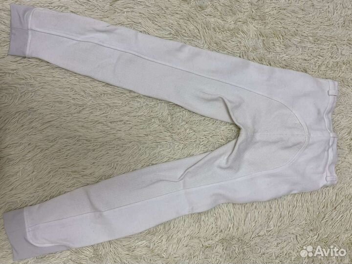 Бриджи для верховой езды с силиконовой леей