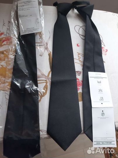 Галстук мужской черный рабочий
