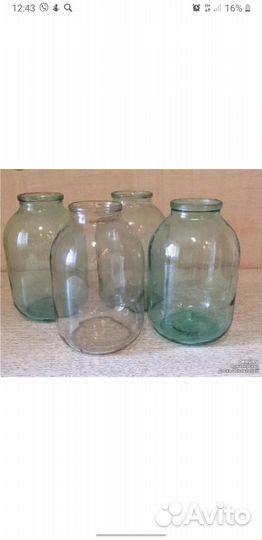 Банки стеклянные 3 литра