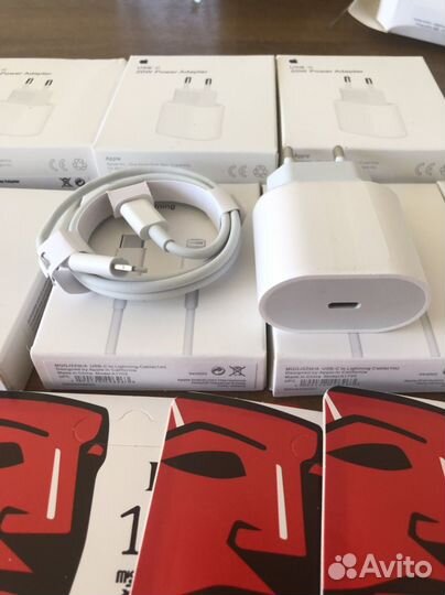 Зарядный блок iPhone type-c и шнур для зарядки