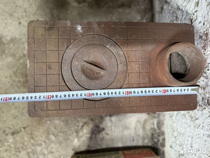 Печь буржуйка чугунная разборная СССР