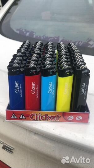 Зажигалка cricket, крикет, бик, турбо, пьезо