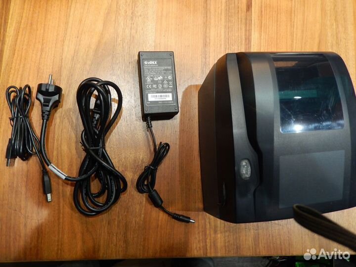 Принтер этикеток Godex G300 термотрансферный USB