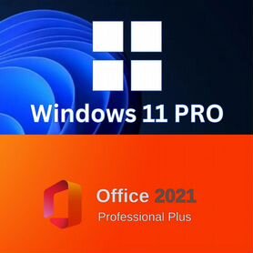 Windows 11 Pro + MS office 2021 PRO plus ключи