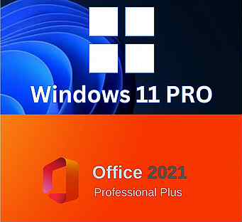 Windows 11 Pro + MS office 2021 PRO plus ключи