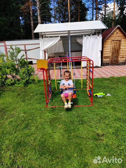 Куб турникет, качеля, баскетбольное кольцо