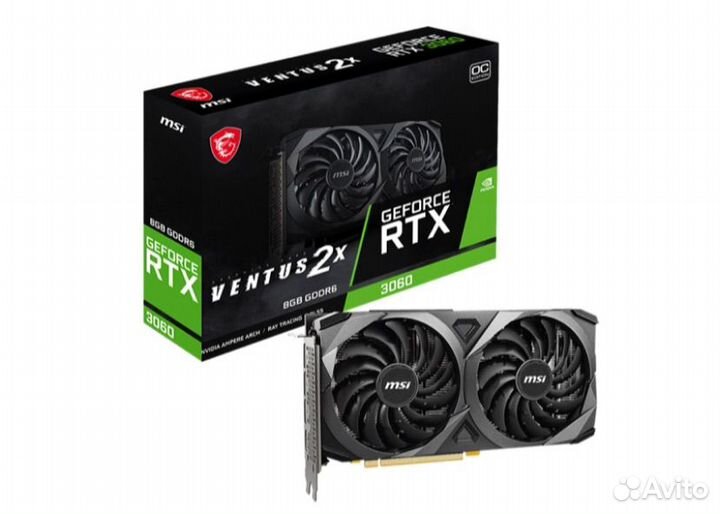 Видеокарта MSI nvidia MSI GeForce RTX 3060