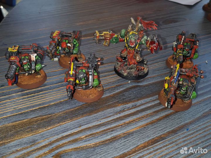 Варбосс с 5 лутазами/ warhammer 40000 orks lootaz