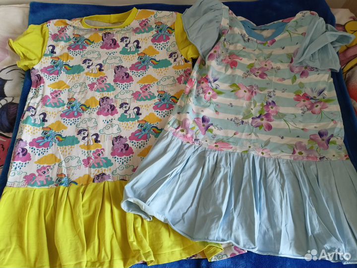 Вещи пакетом на девочку на рост от 128