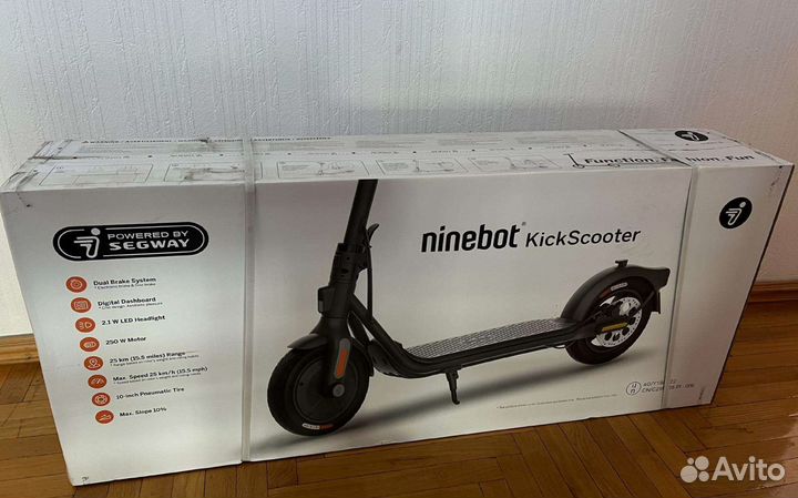 Самокат электрический Ninebot KickScooter F25E