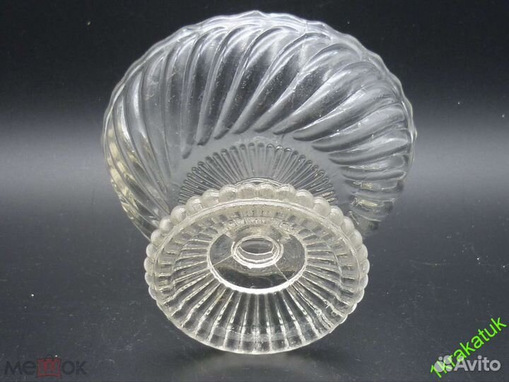 Ваза для варенья русское стекло. Конец 19 века