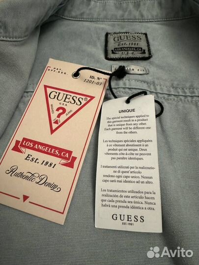 Джинсовая куртка guess оригинал