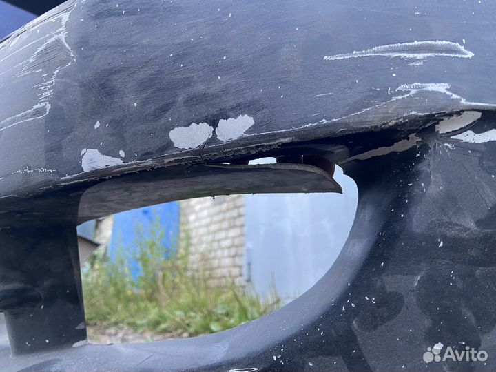 Бампер передний lancer 9 рестайлинг