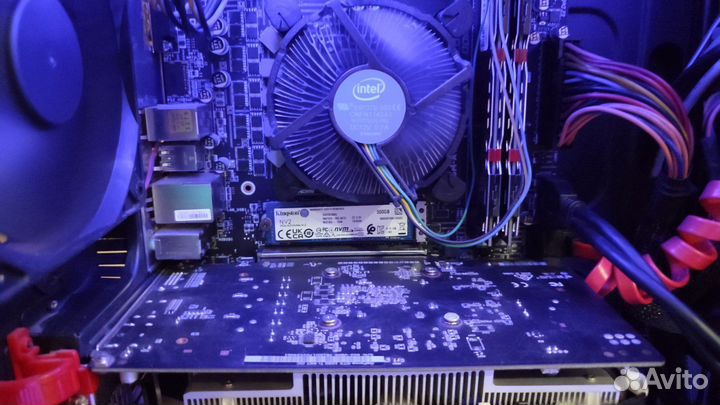 Игровой пк intel core i3 10100f/RAM 16 GB/1050 ti