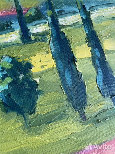 Картина маслом на холсте Пейзаж