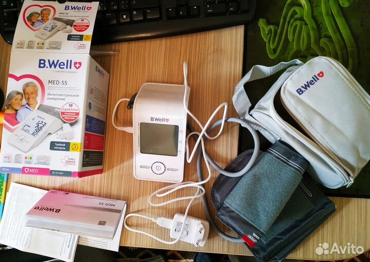 Новый, авто-й тонометр B.Well MED-55,полная компл
