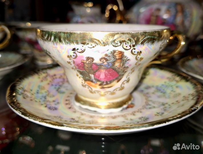 Чайный сервиз,фарфор 13 предметов