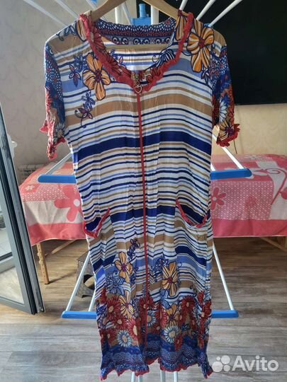 Халат летний на молнии