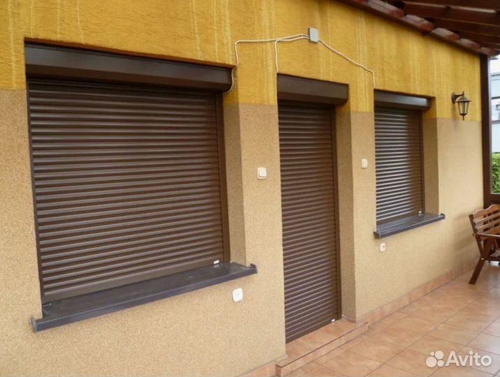 Рольставни, роллеты на двери