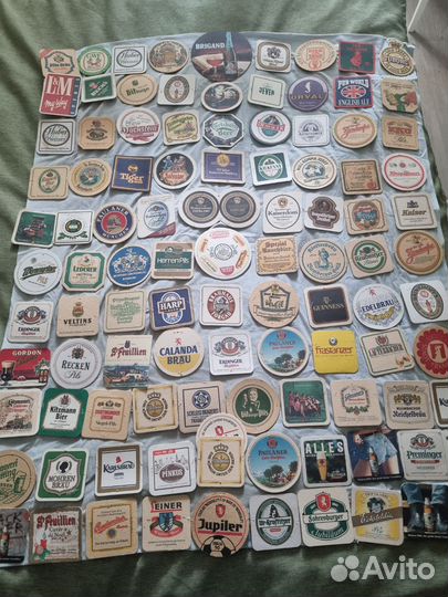 Коллекция подставок под пивные кружки