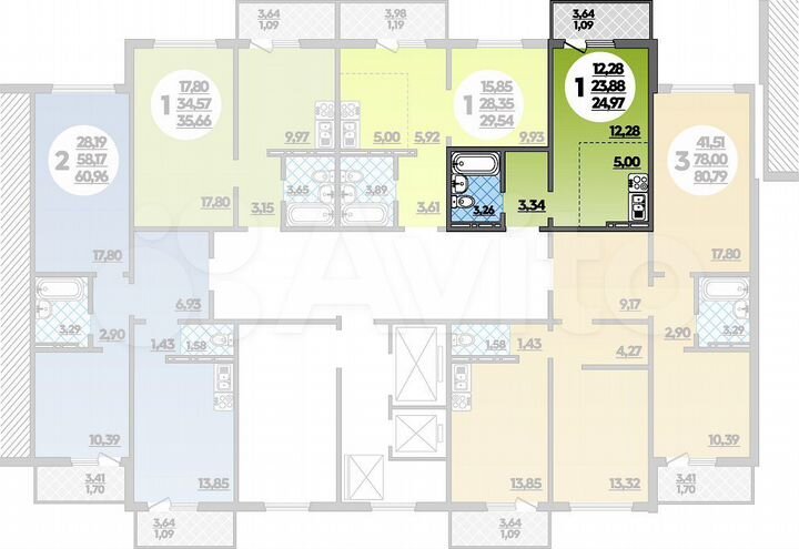 Квартира-студия, 25 м², 5/16 эт.