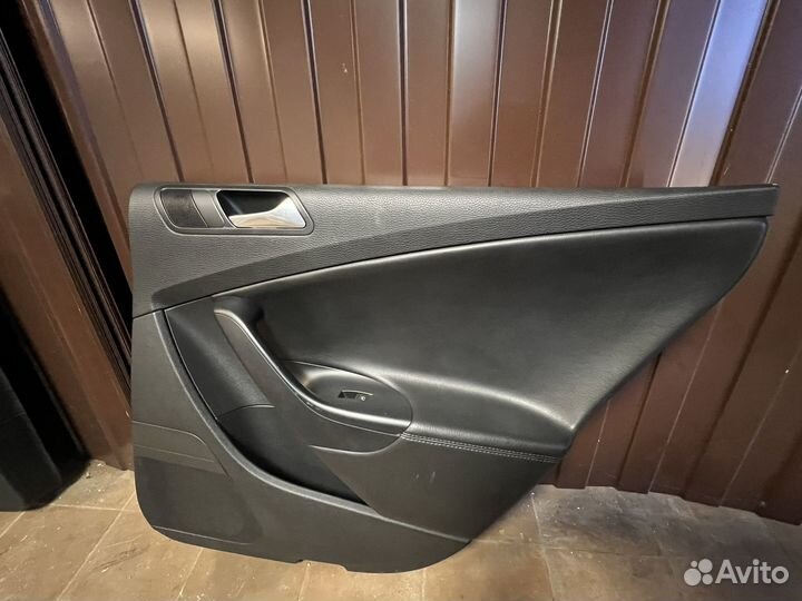 Дверные карты passat b6 кожа