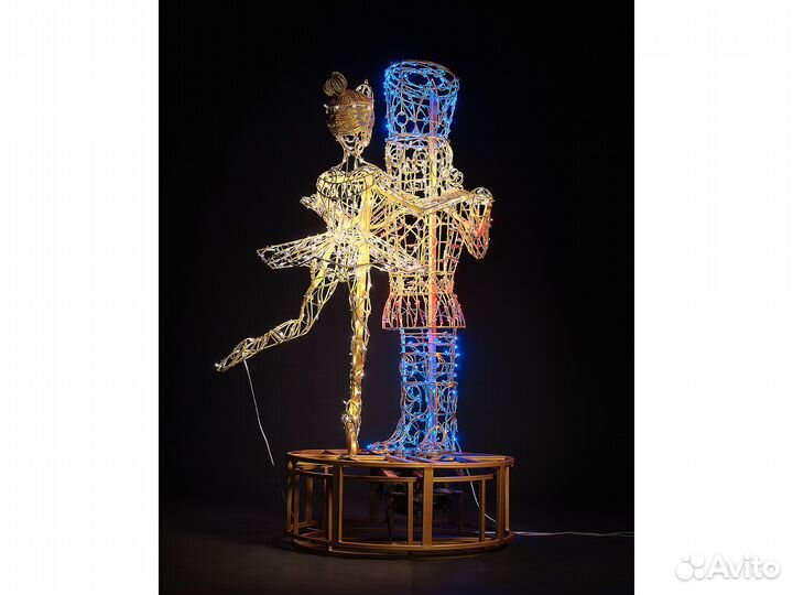 Световая фигура Щелкунчик