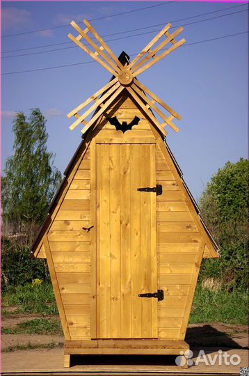 Дачный туалет с установкой