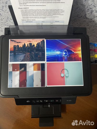 Цветной струйный мфу epson XP-207