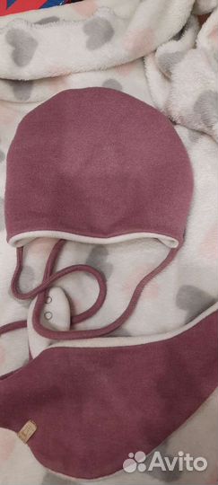 Комплект шапка, шарф