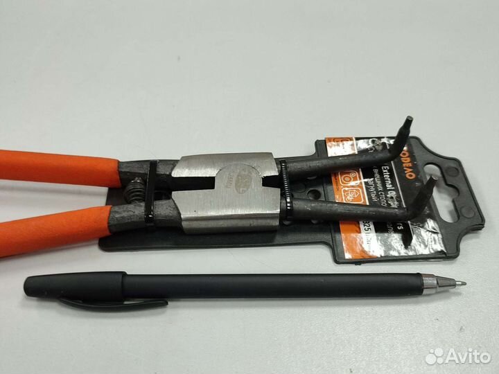 Разжим для стопорных колец, загнутый для дошиповки