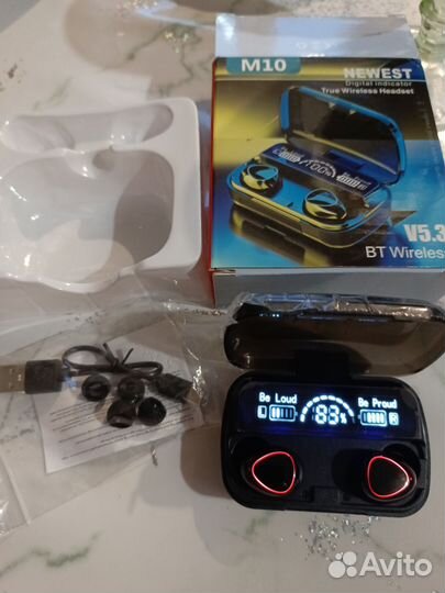Новые беспроводные наушники м10