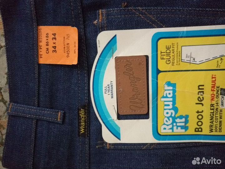 Джинсы wrangler USA р.34/34