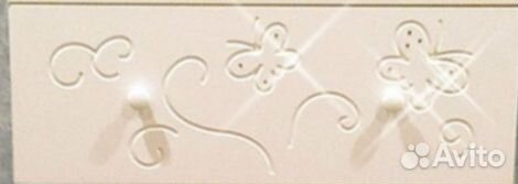 Пеленальный комод Островок уюта Бабочки