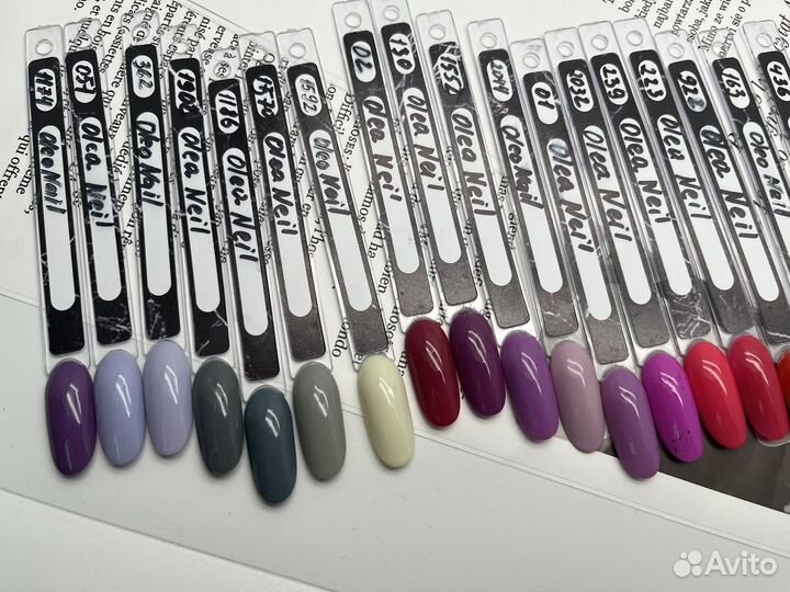 Гель лаки для маникюра набор бу