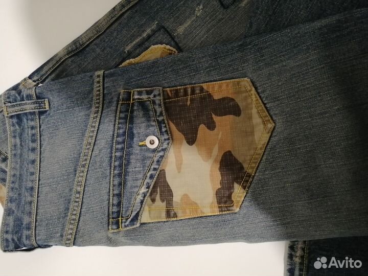 Джинсы мужские широкие