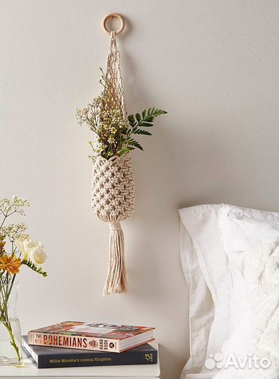 Подвесные корзины макраме