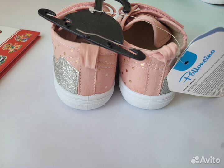 Кеды слипоны для девочки 23 24 новые