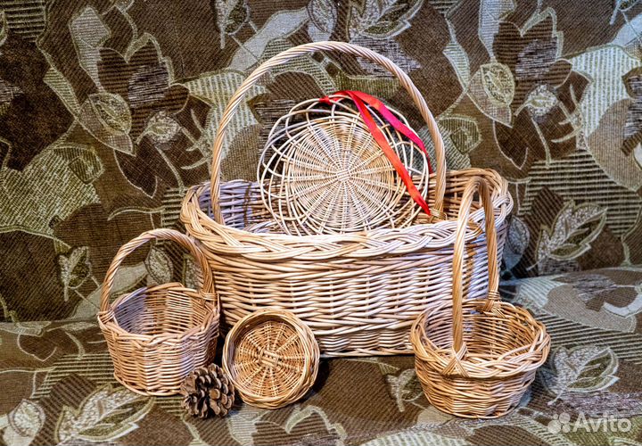 Корзины плетеные из лозы