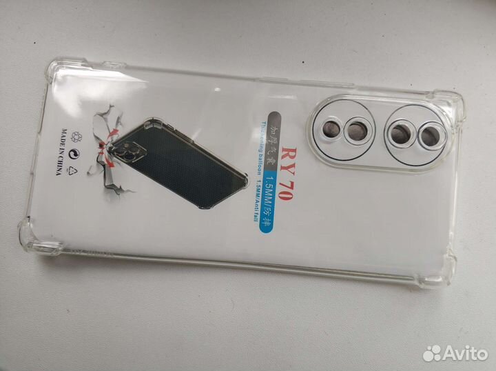 Чехол силиконовый прозрачный honor 70 телефон новы