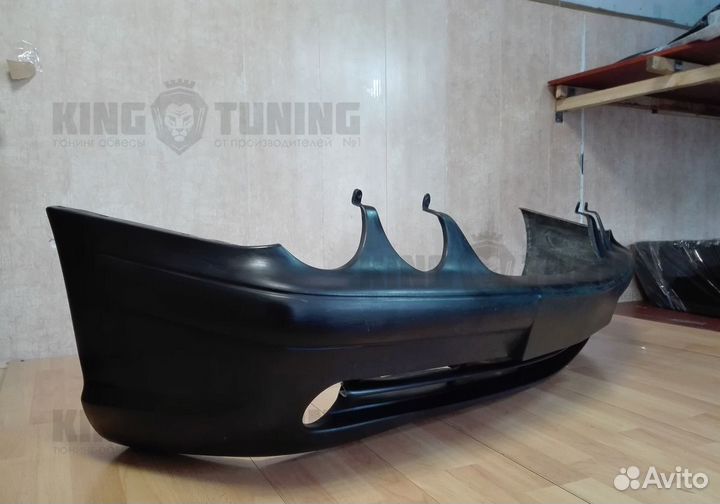 Передний бампер AMG Mercedes W208 рестайлинг 1999