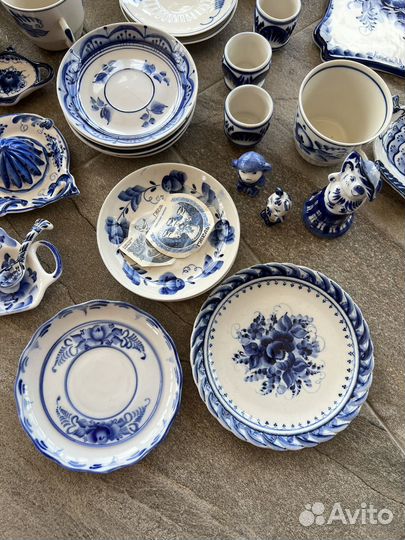 Посуда гжель