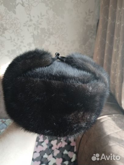 Шапка ушанка мужская норка