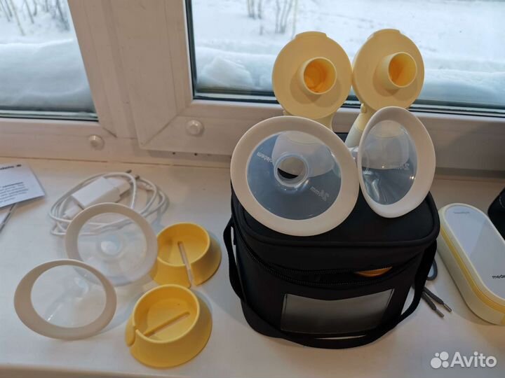 Двойной электронный молокоотсос