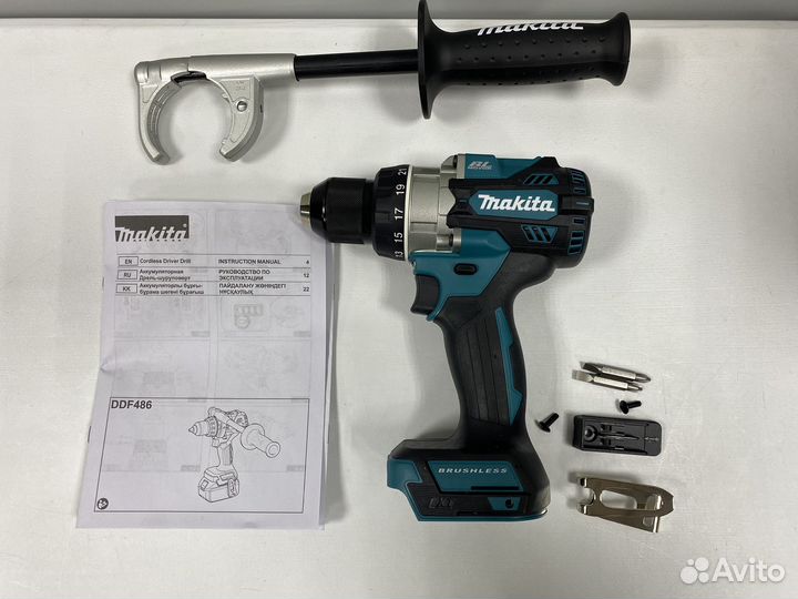 Аккумуляторная дрель-шуруповерт Makita DDF486Z