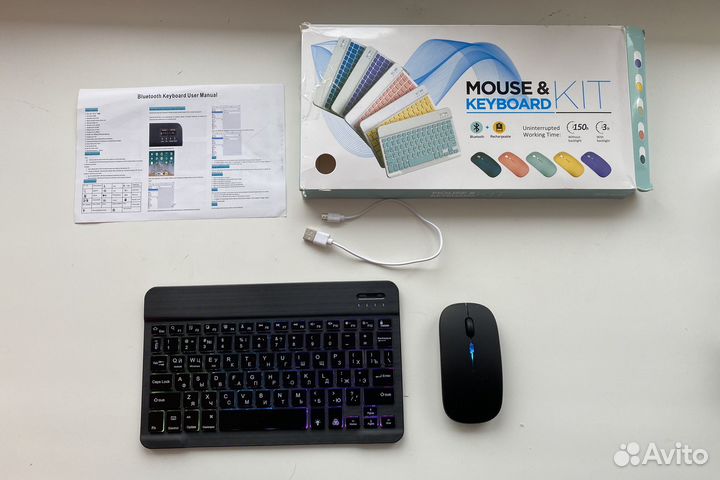 Комплект из беспроводных клавиатуры и мыши