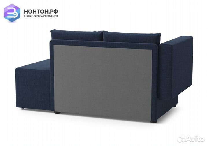 Диван еврокнижка Дагмар темно-синий